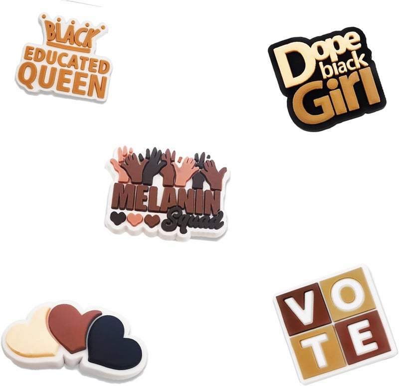 BULKITEM 25 Pcs Gamer, Summer, Nurse, Pink, Hunting, Black,USA american flag crocs,Shoe Charms, Cute Shoe Accessories Gifts Charms for Teens Kids Adults - Image 3